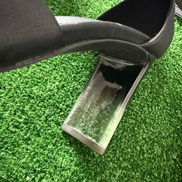 Torrid Lucite D'orsay Ankle Strap Closed Toe Heel Extra Wide Shoes Size 13WW NEW - Picture 12 of 12